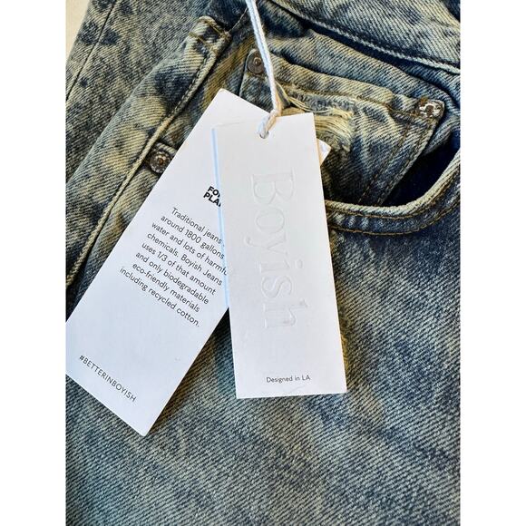 NEW Boyish‎ Free People Ziggy Jeans Sz 27 Straight Leg Loose - Picture 6 of 11